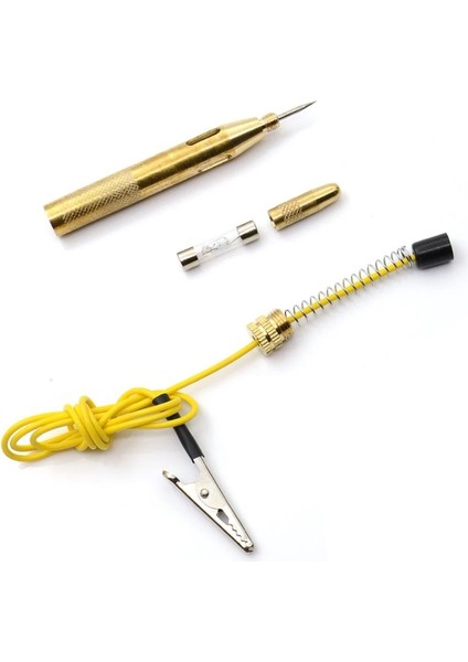 Oto Kontrol Kalemi Metal Spiral Kablolu 6V-24 V