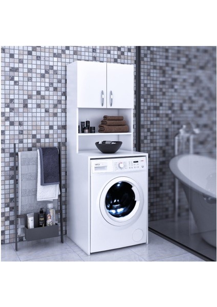 Çamaşır Makinesi Dolabı Banyo Dolabı Çok Amaçlı Dolap