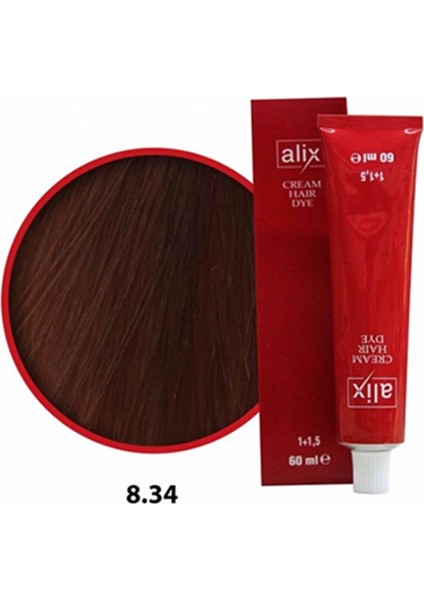 Sac Boyası 60 ml 8.34.koyu.sarı.dore.bakır