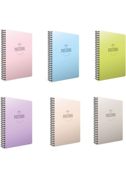Pastoral Spiralli Pp Kapak A4 120 Yp Kareli Defter