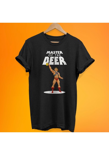 He-Man Baskılı %100 Pamuk Oversize T-Shirt Büyük Beden Tişört