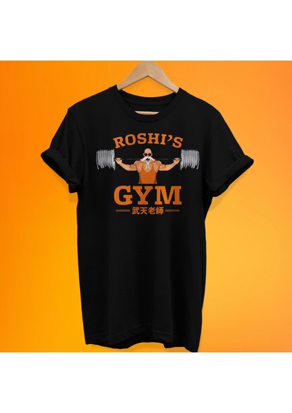 Dragon Ball Roshı Baskılı %100 Pamuk Oversize T-Shirt Büyük Beden Tişört