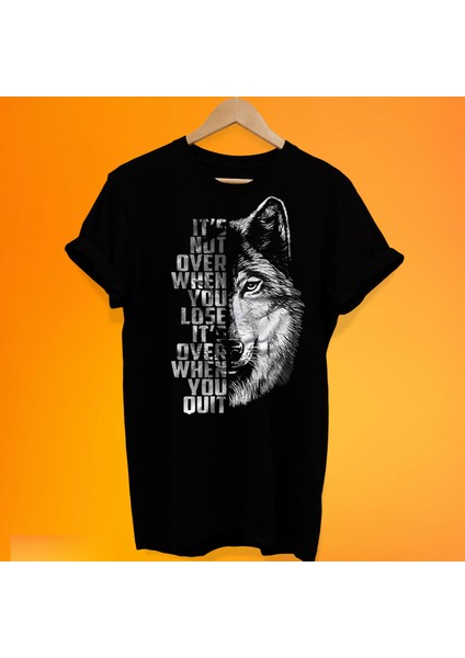Kurt Baskılı %100 Pamuk Oversize T-Shirt Büyük Beden Tişört