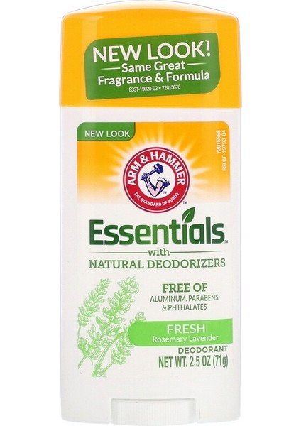 Arm & Hammer Essentials Fresh Doğal Deodorant 71GR