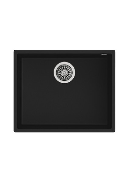 Square 50.40 Tg Black Tezgah Altı Granit Evye