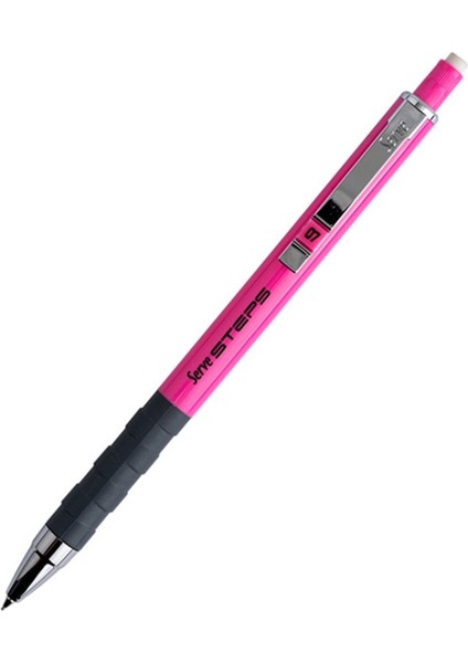 Steps 0.7mm Mekanik Kurşun Kalem - Neon Pembe