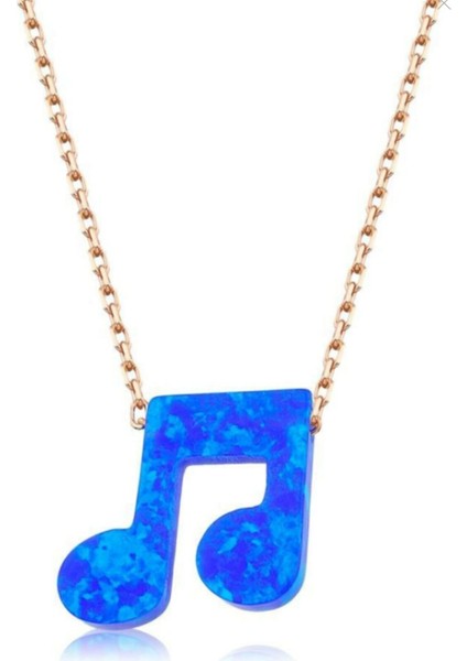 Nota Opal 925 Ayar Gümüş Kolye