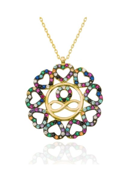 Kalp 925 Ayar Gümüş Kolye