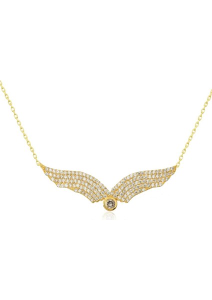 Melek Kanadı 925 Ayar Gümüş Kolye