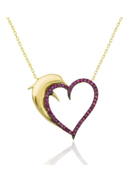 Yunus Balığı 925 Ayar Gümüş Kolye