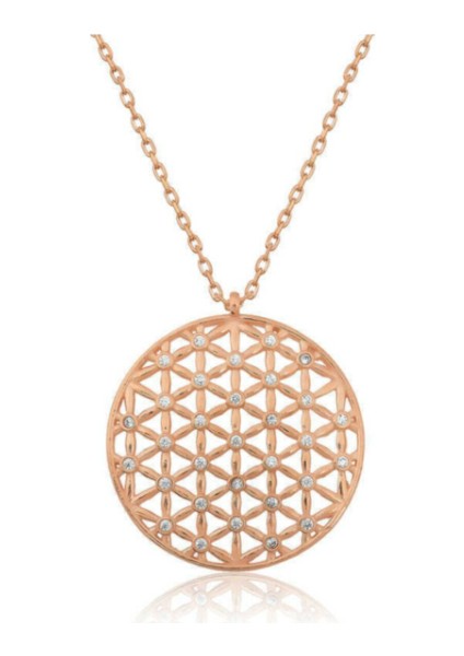 Yaşam Çiçeği 925 Ayar Gümüş Kolye