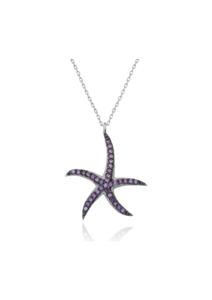 Deniz Yıldızı 925 Ayar Gümüş Kolye