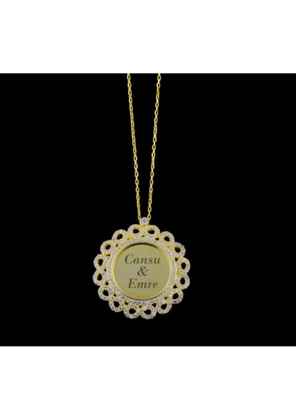 Isimli Sonsuzluk 925 Ayar Gümüş Kolye