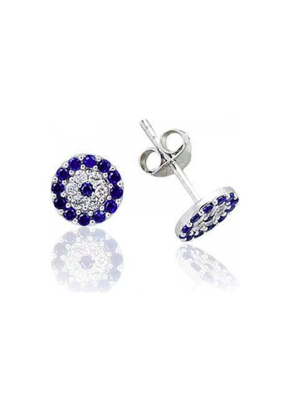 Nazar 925 Ayar Gümüş Küpe