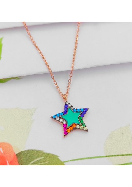 Yıldız 925 Ayar Gümüş Kolye