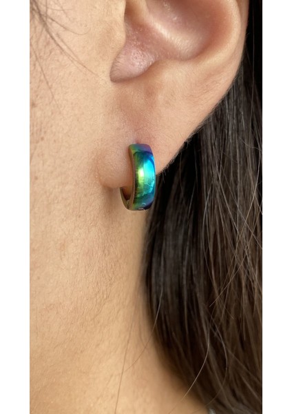 4 Adet Bombeli Parlak 316L Çelik Paslanmaz Alerji Yapmaz Halka Küpe fiyatları