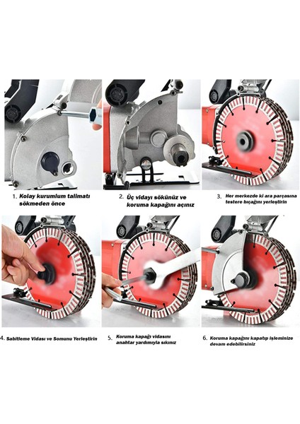 Elektrikli Duvar Oluk Kanal Açma ve Kablo Yerleştirme Makinesi 42MM 3500 Watt 6.5kg + Lazer Hizalama fırsatları