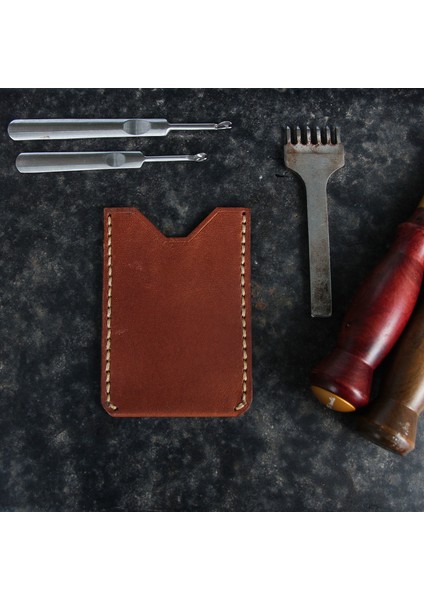 Pure - Deri Kahverengi Kartlık