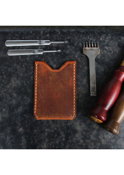 Pure - Deri Kahverengi Kartlık