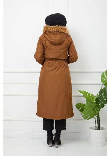 Taba Içi Kürkü ve Su Geçirmez Bayan Kışlık Mont&kaban modelleri