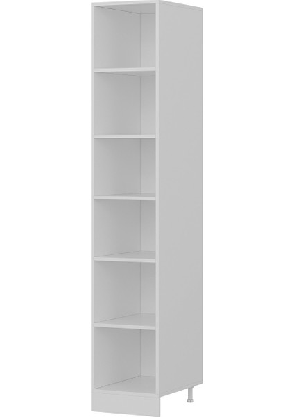 40 cm Mutfak Boy Dolabı - Beyaz/antrasit D40-A1