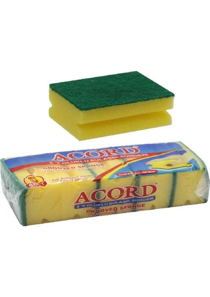 5\'li Oluklu Bulaşık Süngeri 72 Paket modelleri