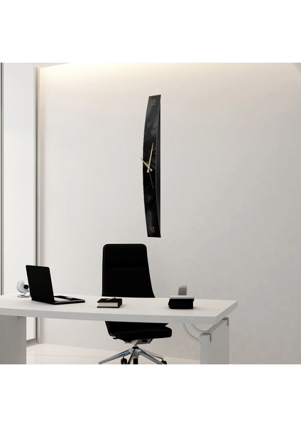 W'clock Premium Duvar Saati - Black - 120 fiyatları