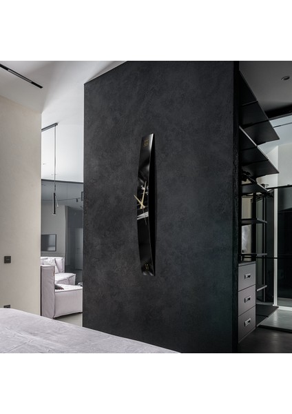 W'clock Premium Duvar Saati - Black - 120 fırsatları