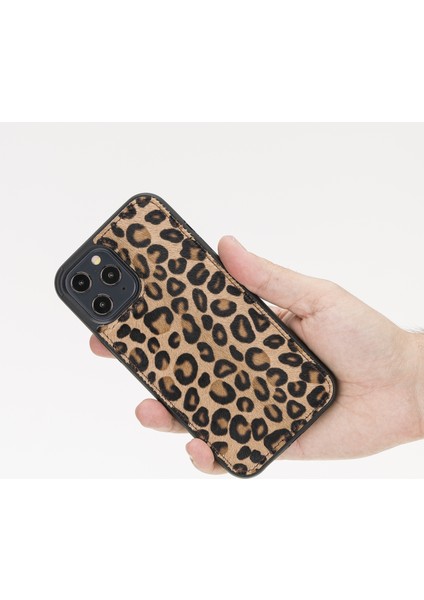 Apple iPhone 12 Pro Lucca Tüylü Leopar Deri Telefon Kılıfı indirimleri