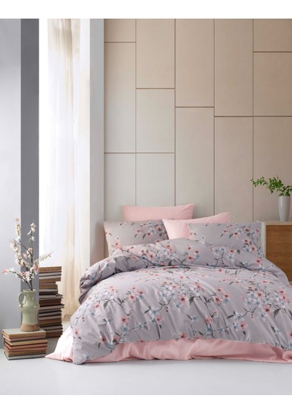 Yeşim Tek Kişilik Kapitoneli Nevresim Takımı 4 Mevsim Set % 100 Pamuk Ranforce Kumaş 4 Mevsim Set