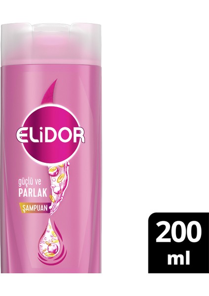 Superblend Saç Bakım Şampuanı Güçlü ve Parlak Saçlar Vitamin E Macamadia Yağı Keratin 200 ML