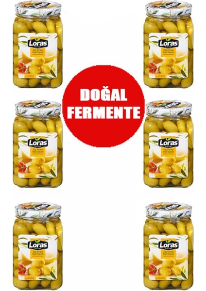 Kırma Kalamata Yeşil Zeytin 900 gr 6'lı