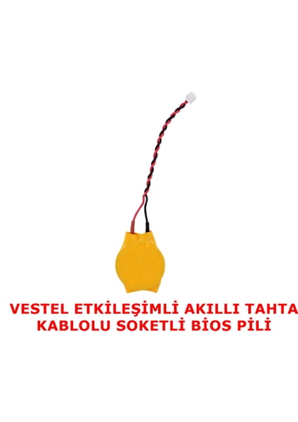 Vestel Etkileşimli Akıllı Tahta Kablolu Soketli Bios Pili 1 Adet