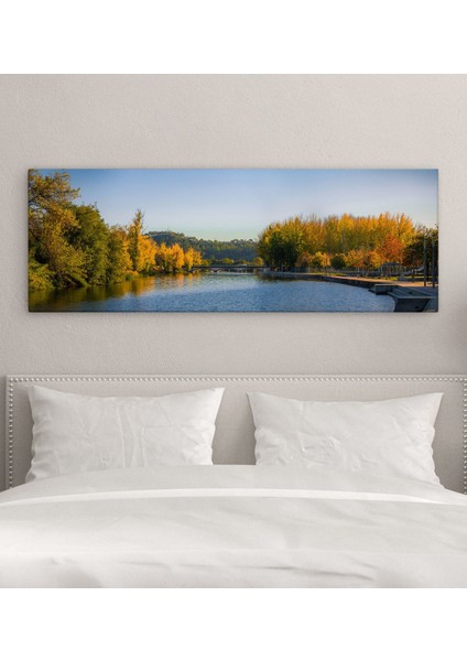 Gift Yatak Odası Konseptli Panorama Kanvas Tablo 100X35CM-3