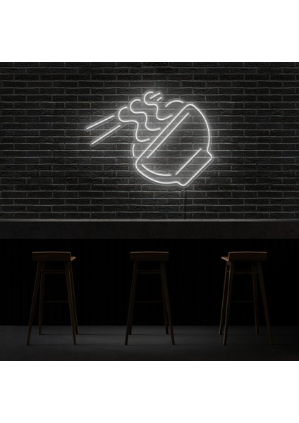 Çay Coffe Içecek Neon LED Duvar Yazısı Dekoratif Duvar Aydinlatmasi Gece Lambası