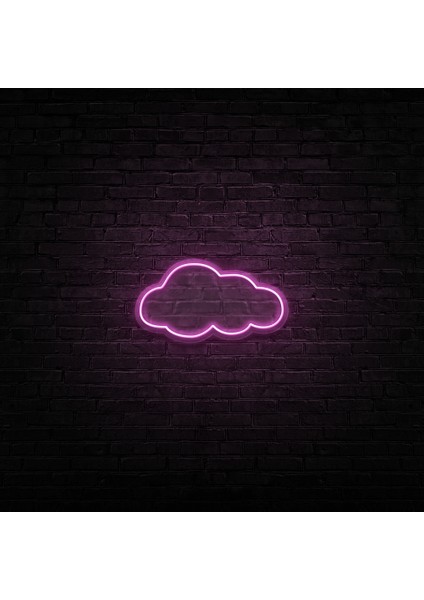 Bulut Neon LED Duvar Yazısı Dekoratif Duvar Aydinlatmasi Gece Lambası