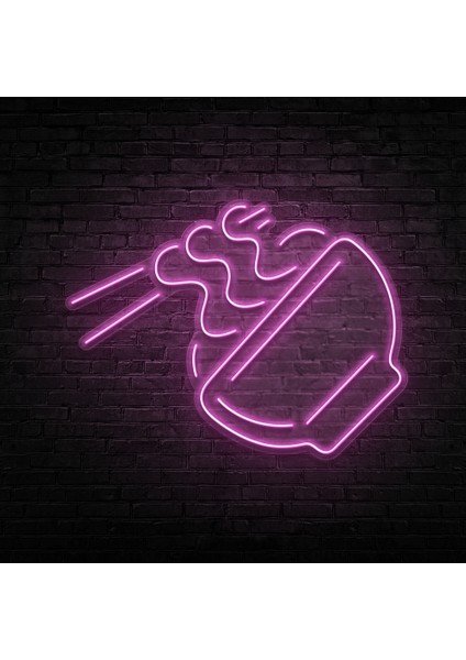 Çay Coffe Içecek Neon LED Duvar Yazısı Dekoratif Duvar Aydinlatmasi Gece Lambası