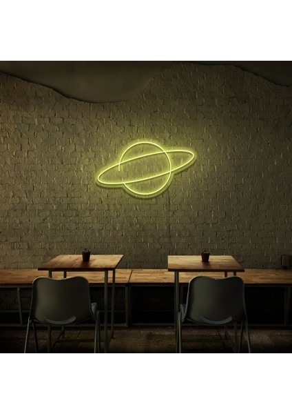 Gezegen Neon LED Duvar Yazısı Dekoratif Duvar Aydinlatmasi Gece Lambası modelleri
