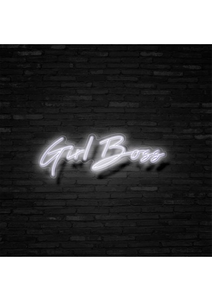 Gril Boss Neon LED Duvar Yazısı Dekoratif Duvar Aydinlatmasi Gece Lambası