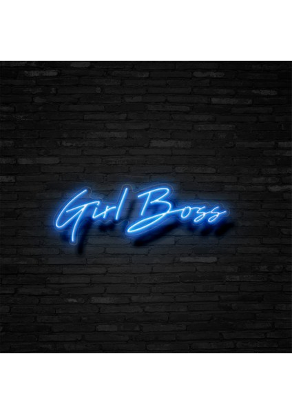 Gril Boss Neon LED Duvar Yazısı Dekoratif Duvar Aydinlatmasi Gece Lambası