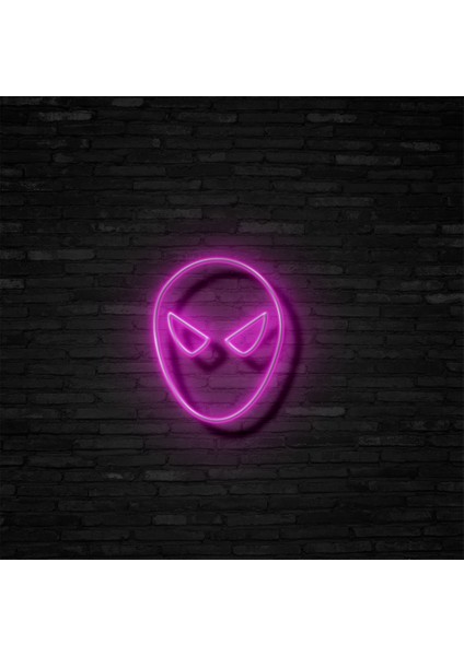Örümcek Adam Neon LED Duvar Yazısı Dekoratif Duvar Aydinlatmasi Gece Lambası