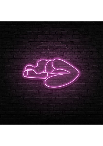 Smoking Sigara Neon LED Duvar Yazısı Dekoratif Duvar Aydinlatmasi Gece Lambası