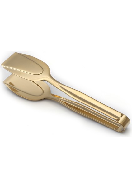 Titanyum Gold 5"li Makarna Salata Pasta Şeker ve Buz Maşa Takımı-Gold