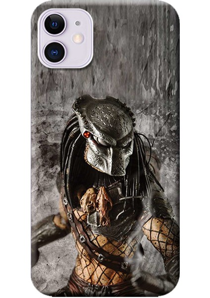 Apple iPhone 11 Kılıf Predator Wolf Baskılı Esnek TPU Silikon