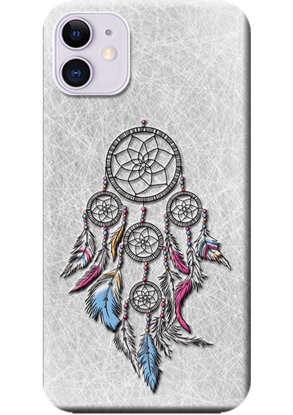 Apple iPhone 11 Kılıf Düş Kapanı Dreamcatcher Baskılı Esnek TPU Silikon