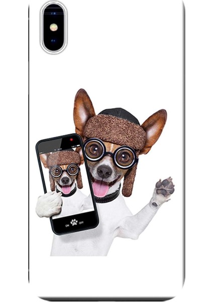 Apple iPhone XS Max Kılıf Cool Dog Telefon Baskılı Esnek TPU Silikon