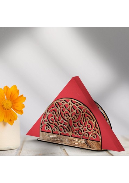 Kişiye Özel Ahşap Peçetelik - Model 5-6