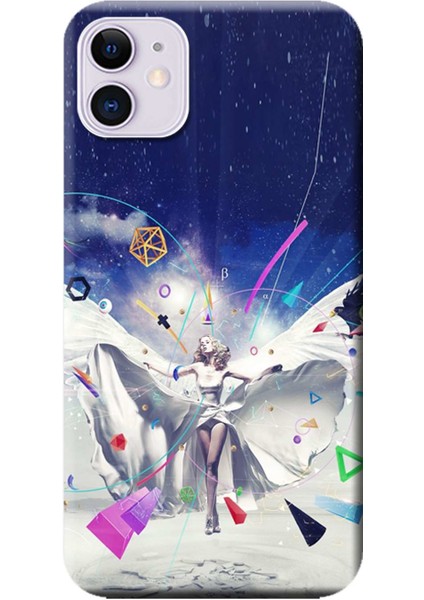 Apple iPhone 11 Kılıf Bilgi Meleği Peri Masalı Baskılı Esnek TPU Silikon