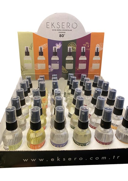 Eggden Eksero 36'lı Kolonya Seti 50 ml