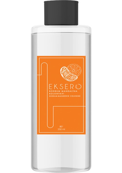 Bodrum Mandalina Kolonyası (250ML) 80° Cam Şişe modelleri